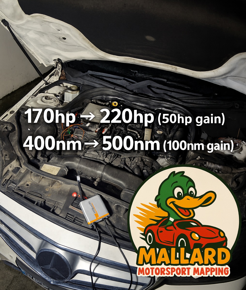 Mercedes Stage 1 ECU remap completed in Kent