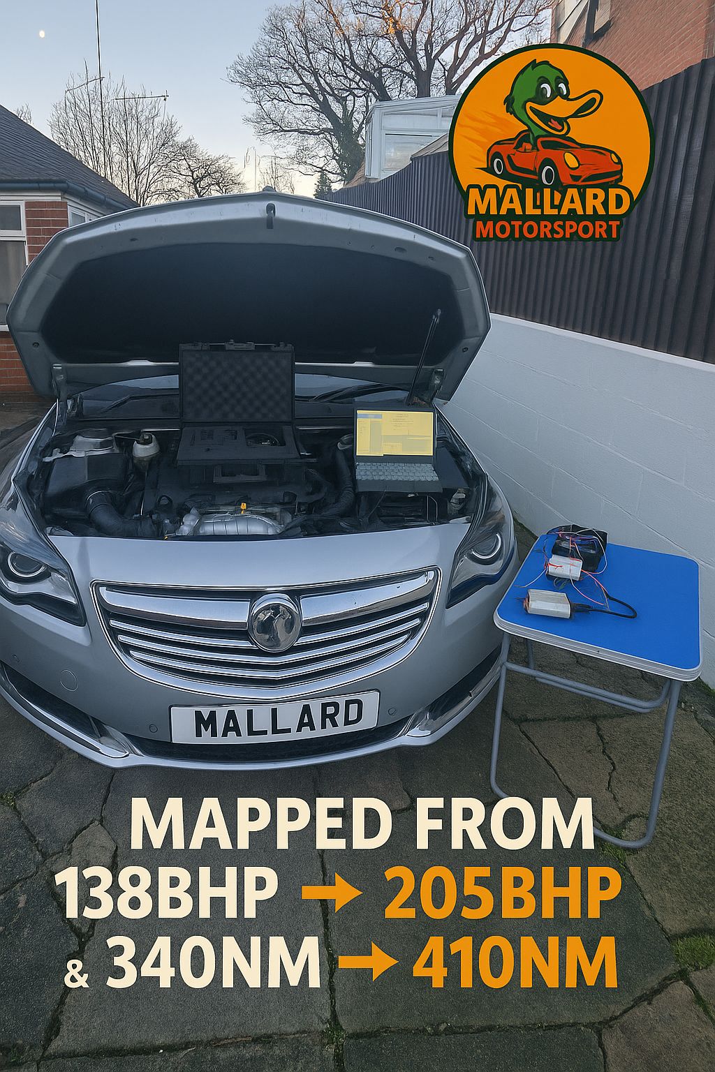 Vauxhall Insignia diesel ECU remap improving torque and MPG