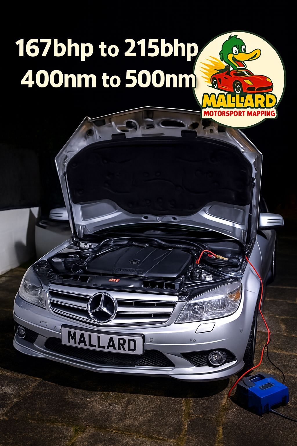 Mercedes e220 ECU remap performed as mobile service in Kent
