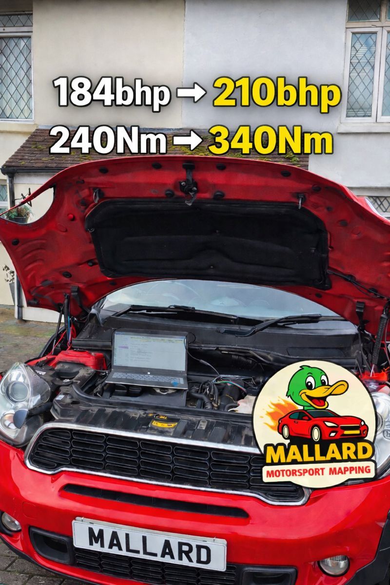 Mini Countryman car ECU remap completed by Mallard Motorsport